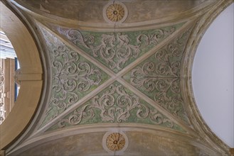 Decorative vault in the courtyard of the Boettinger Haus