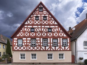 Historic half-timbered house from 1671