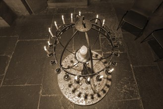 Devotional candles in St. Sebald Church