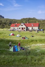 Camping Skagfjoerosskali in the Icelandic Highlands