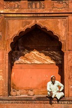 Resting Muslim