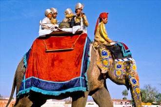 Festive parades with camels and elephants