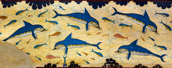 Dolphin frescoes