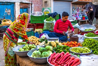 Colourful market