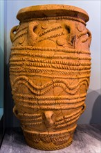 Minoan clay jug for wine