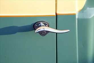 Detail of a vintage car