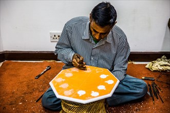 Marble inlay making