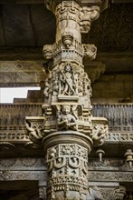 Finest marble relief in the Ranakpur temple complex