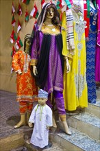 Traditional garments in the souq