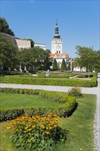 Chateau garden of Mikulov Chateau or Nikolsburg