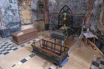 Restoration of the sarcophagi of the Ducal Family of Mecklenburg in the Cathedral of St. Mary and St. John