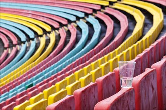 Colourful seats