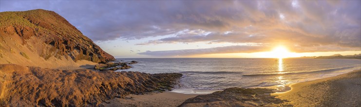 Sunset at Tejita Beach near Montana Roja