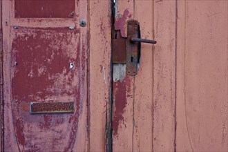 Rusty door handle