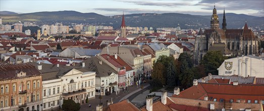 Panoramic view of the centre of Kosice