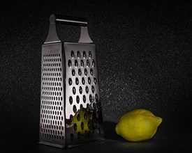 Still Life with Kitchen Grater and Lemon