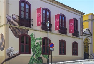 Silk Museum with mural painting