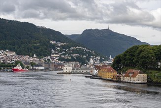 Harbour entrance of Bergen