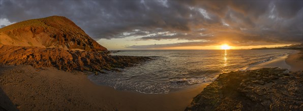 Sunset at Tejita Beach near Montana Roja