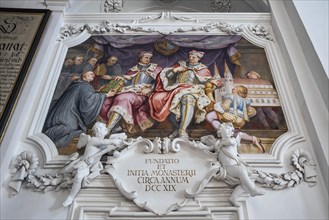 Fresco in the Basilica of St. Quirin