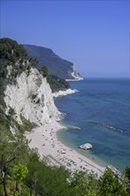 View down to the beach Spiaggia del Frate