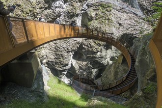 Spiral staircase Helix in the Liechtensteinklamm