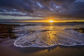 Sunset at Tejita Beach near Montana Roja