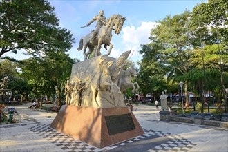 Monument to the Battle of Ingavi in the Plaza Central