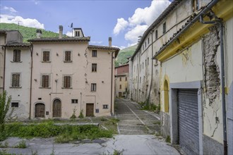 Old town of Visso destroyed by earthquake