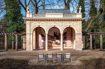 Music pavilion in the Buergerpark of Pankow