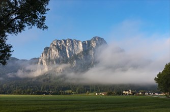 Morning fog in Sankt Lorenz with Drachenwand