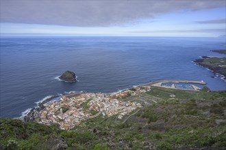 View down to the coastal village of Garachico