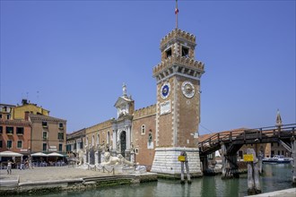 Entrance portal and gate Ingresso all'Acqua of the Arsenal