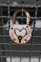 Lock with heart