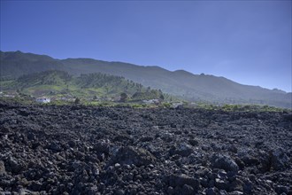 Lava field of the volcano San Juan