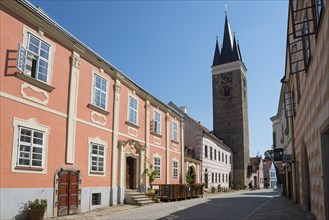 Town houses and Holy Spirit Church