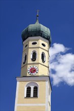 Onion dome of an Upper Bavarian church