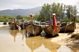 Fishing boats at Ao Nang Beach