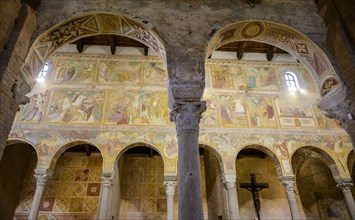 Magnificent 14th century frescoes in the abbey church of Pomposa