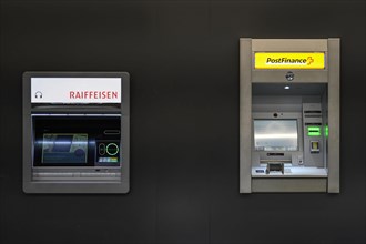 ATM Raiffeisen and Postfinance