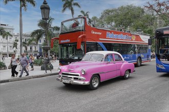 American classic car of the 1950s in Havana