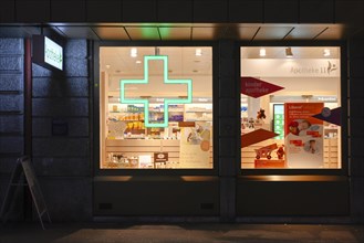 Pharmacy shop window