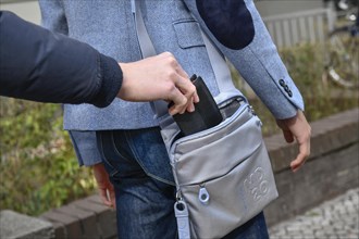 Theft of a purse from a handbag