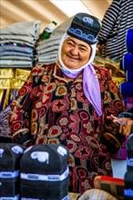 Typical Uzbek hats