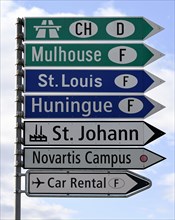 Signpost Mulhouse