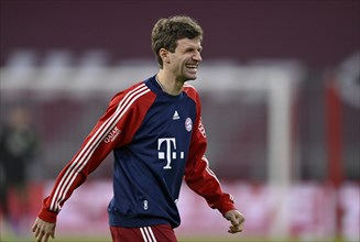 Good mood with Thomas Mueller FC Bayern Munich FCB 25