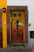 Painted door