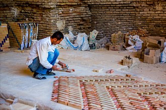 Restoration of brick mosaics