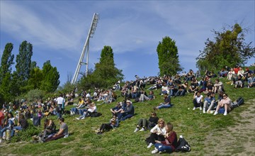 People in Mauerpark