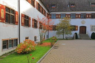 Inner courtyard of Inzigkofen Monastery